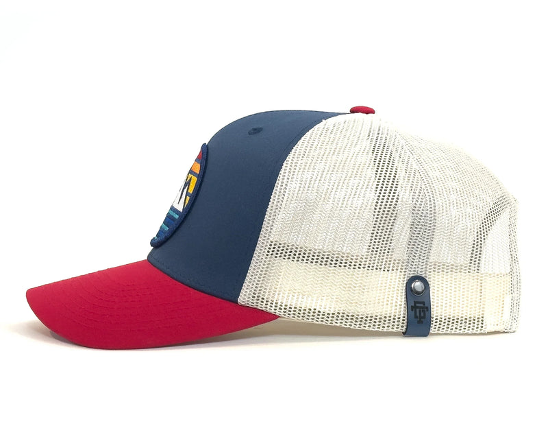 WHITE MOUNTAINS 6-Panel Snapback, Richardson 112 Blue