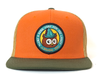 WOODSY OWL 6-Panel Flat Snapback Orange Gold