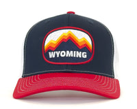 WYOMING PEAKS 6-Panel Curved Snapback, Richardson 112