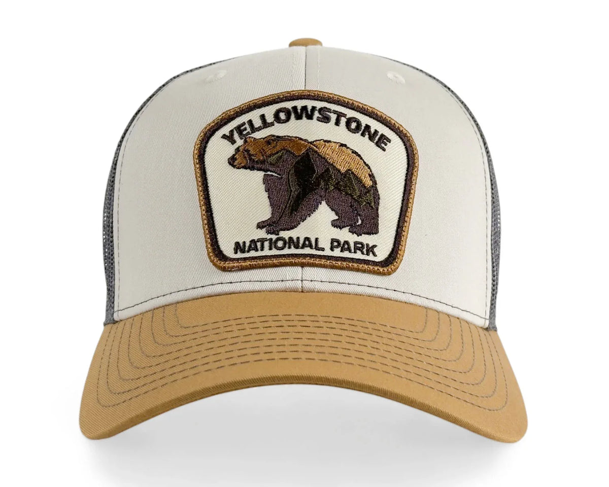 Yellowstone Bear Cream Gold Trucker – Richardson 112