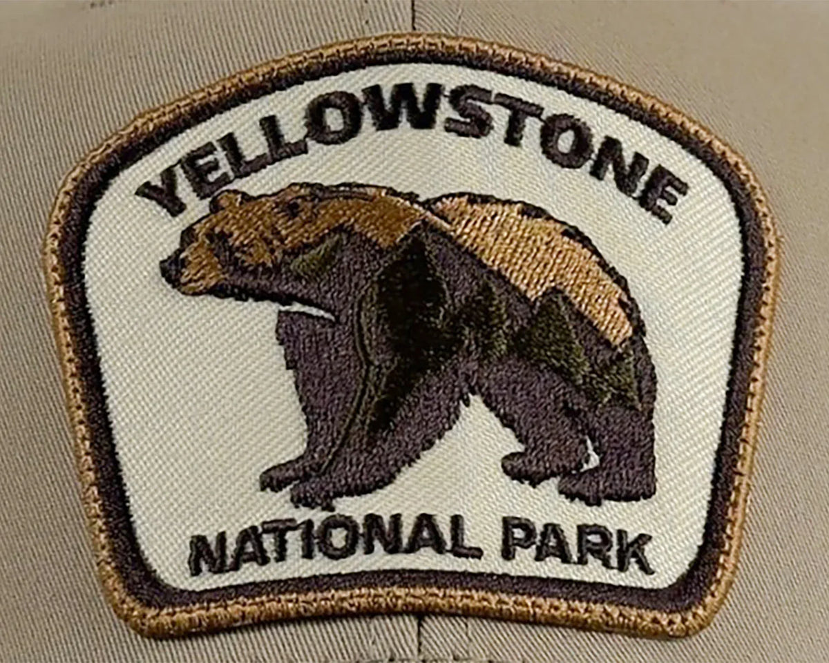 Yellowstone Bear Khaki Brown Trucker – Richardson 112