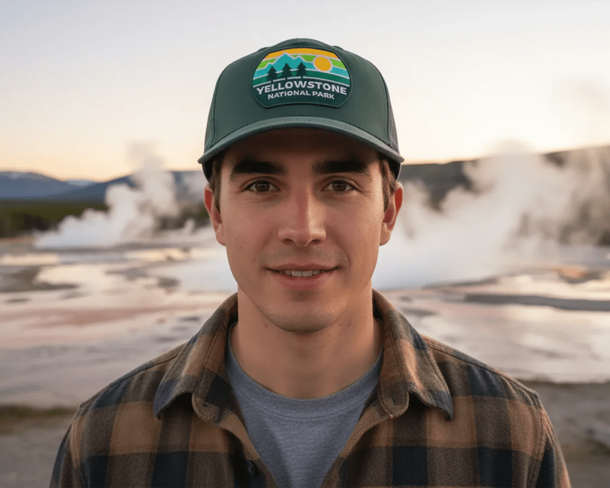 YELLOWSTONE 5 - Panel Curved Snapback Green - Tailgate Hats