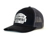 YELLOWSTONE 6-Panel Curved Snapback, Richardson 112 XL Black