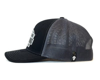 YELLOWSTONE 6-Panel Curved Snapback, Richardson 112 XL Black