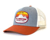 YELLOWSTONE MTS 6-Panel Curved Snapback, Richardson 112 Grey