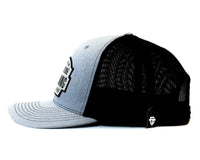 YELLOWSTONE 6-Panel Curved Snapback, Richardson 112 XL Grey