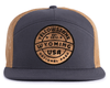 YELLOWSTONE WOOD 7-Panel Flat Bill Trucker, Richardson 168 Grey
