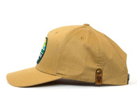 YELLOWSTONE 5-Panel Curved Snapback Gold
