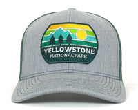 YELLOWSTONE 6-Panel Curved Snapback, Richardson 112 Green