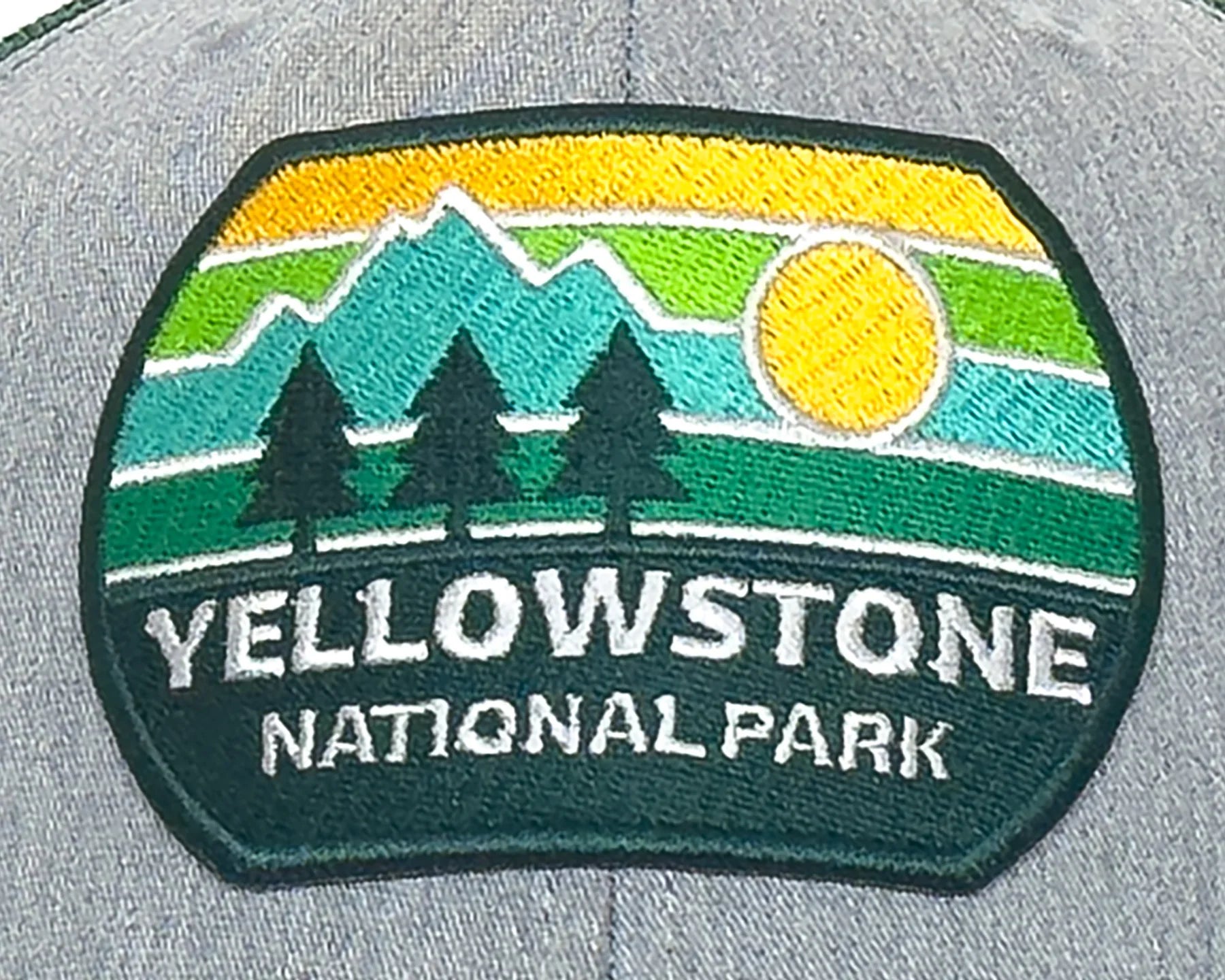 YELLOWSTONE 6-Panel Curved Snapback, Richardson 112 Green