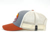 YELLOWSTONE MTS 6-Panel Curved Snapback, Richardson 112 Grey