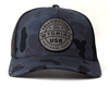 YELLOWSTONE 5-Panel Curved Camo Hat, Richardson 112 Navy
