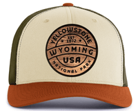 YELLOWSTONE WOOD 6-Panel Low-Profile Cap, Richardson 115