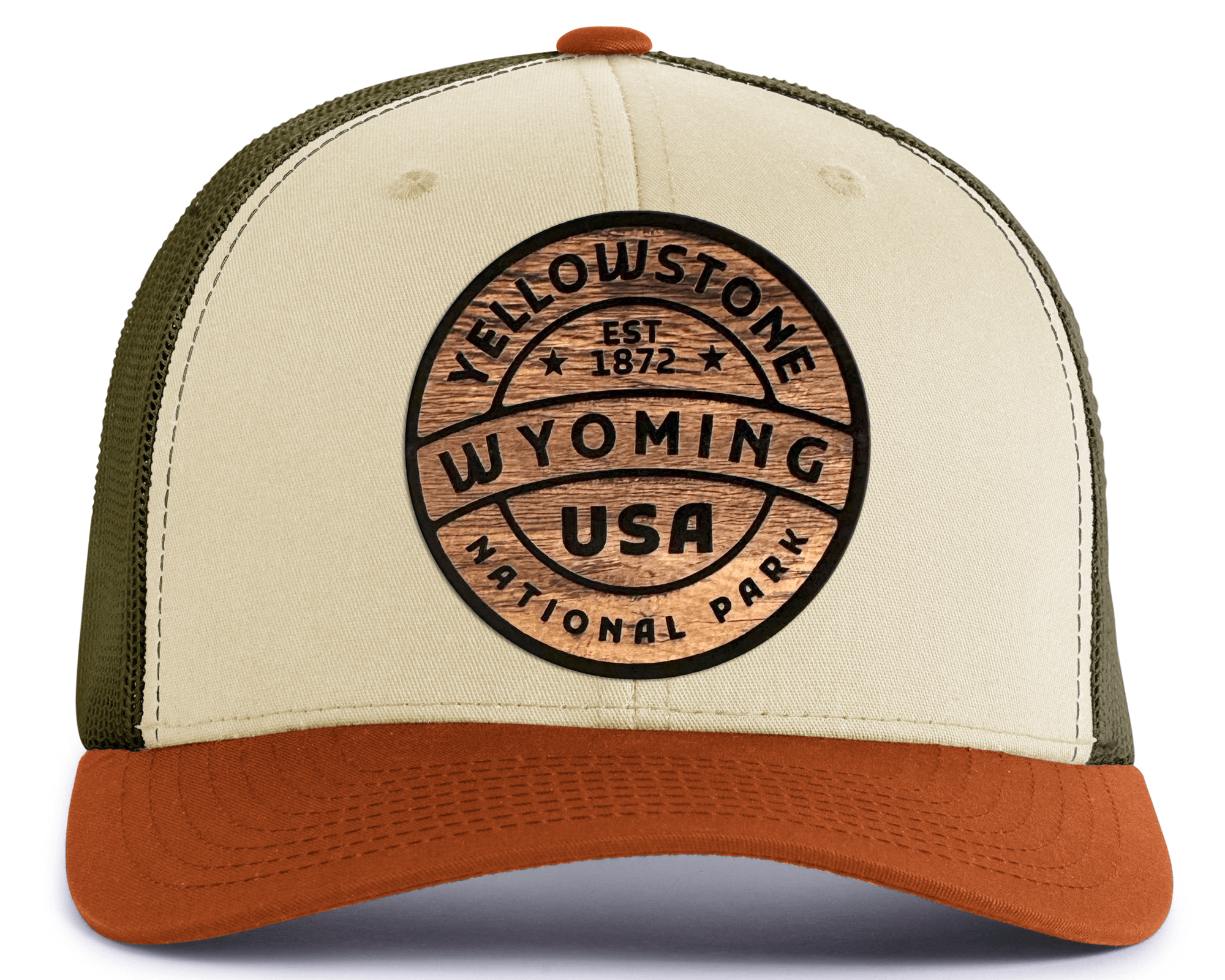 YELLOWSTONE WOOD 6-Panel Low-Profile Cap, Richardson 115
