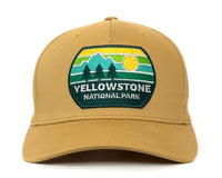YELLOWSTONE 5-Panel Curved Snapback Gold