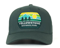 YELLOWSTONE 5-Panel Curved Snapback Green