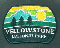 YELLOWSTONE 5-Panel Curved Snapback Green