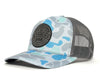 YELLOWSTONE 5-Panel Curved Camo Hat, Richardson 112 Grey