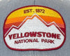 YELLOWSTONE MTS 6-Panel Curved Snapback, Richardson 112 Gold