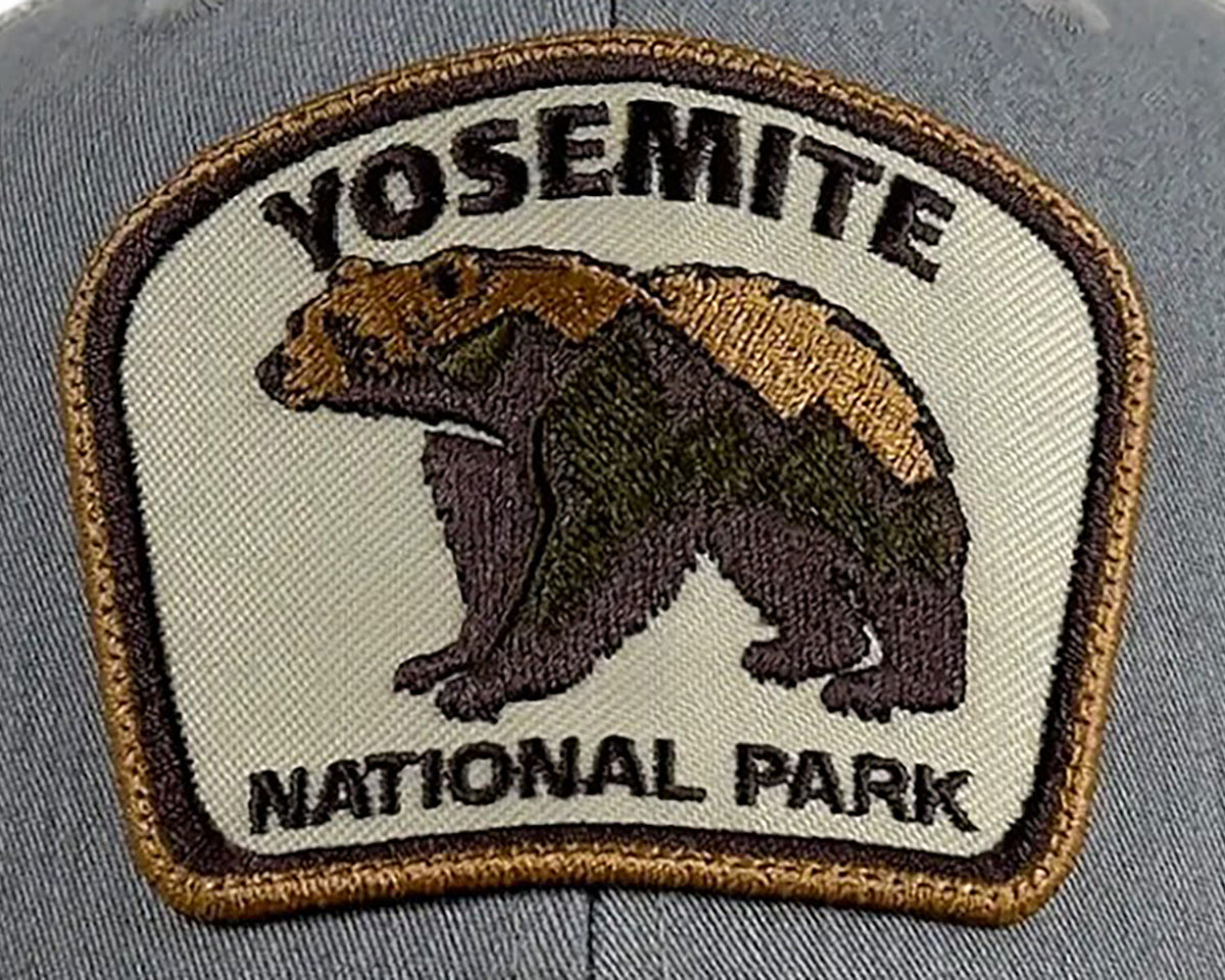 Yosemite Bear Grey Gold Trucker – Richardson 112