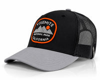 Yosemite Mts. Black Silver Trucker – Richardson 112