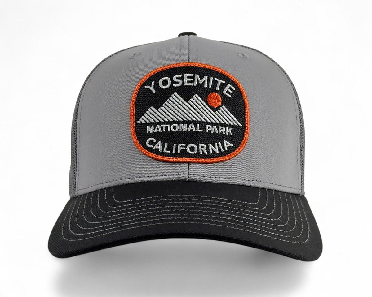 Yosemite Mts. Grey Black Trucker – Richardson 112