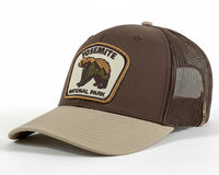 Yosemite Bear Brown Khaki Trucker – Richardson 112