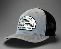 YOSEMITE 6-Panel Curved Snapback, Richardson 112 XL Grey