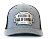 YOSEMITE 6-Panel Curved Snapback, Richardson 112 XL Grey
