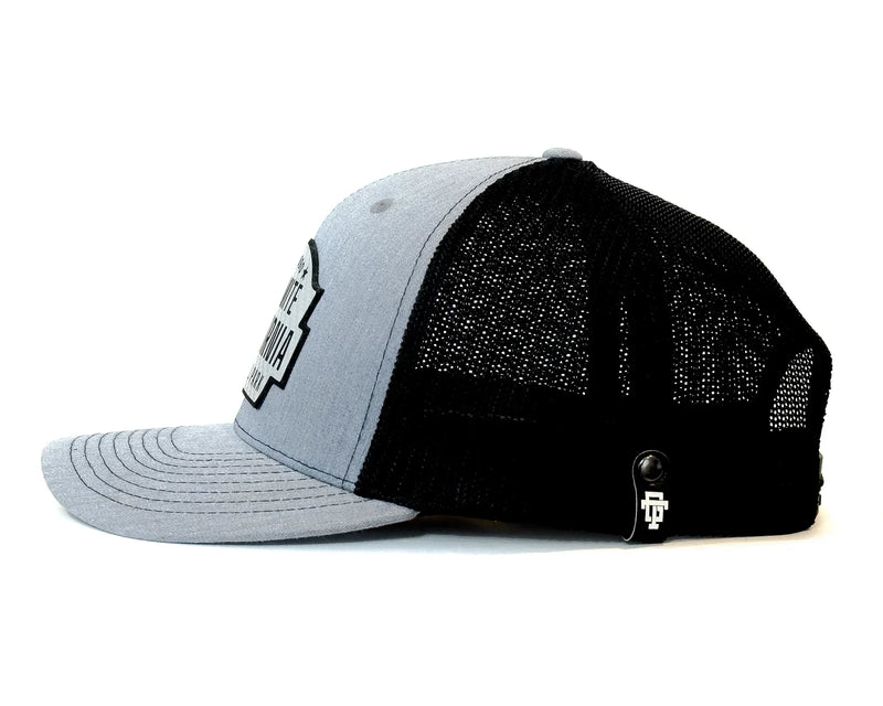 YOSEMITE 6-Panel Curved Snapback, Richardson 112 XL Grey
