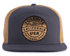 YOSEMITE WOOD 7-Panel Flat Bill Trucker, Richardson 168 Grey