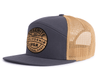 YOSEMITE WOOD 7-Panel Flat Bill Trucker, Richardson 168 Grey