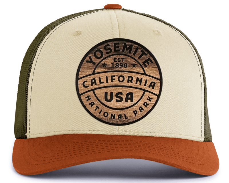 YOSEMITE WOOD 6-Panel Low-Profile Cap, Richardson 115