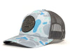YOSEMITE 5-Panel Curved Camo Hat, Richardson 112 Grey