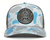 YOSEMITE 5-Panel Curved Camo Hat, Richardson 112 Grey