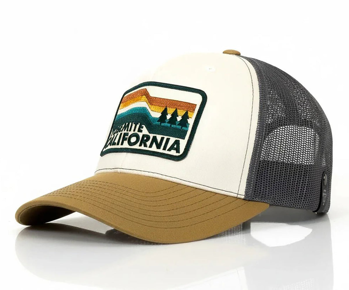 Yosemite Waves Beige Gold Trucker – Richardson 112