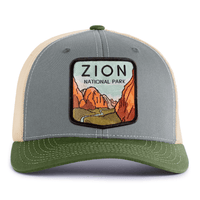 ZION 6-Panel Snapback, Richardson 112 Grey