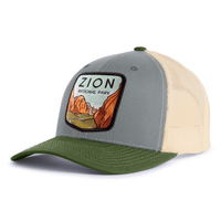 ZION 6-Panel Snapback, Richardson 112 Grey