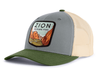 ZION 6-Panel Snapback, Richardson 112 Grey