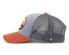 ZION UTAH 6-Panel Curved Snapback, Richardson 112 Grey