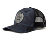 ZION 5-Panel Curved Camo Hat, Richardson 112 Navy