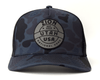 ZION 5-Panel Curved Camo Hat, Richardson 112 Navy