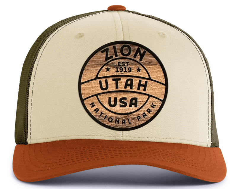 ZION WOOD 6-Panel Low-Profile Snapback, Richardson 115
