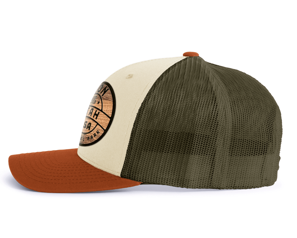 ZION WOOD 6-Panel Low-Profile Snapback, Richardson 115
