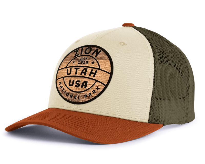 ZION WOOD 6-Panel Low-Profile Snapback, Richardson 115