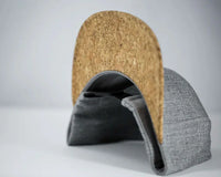 SASQUATCH WOOD CORK 6-Panel Flat Snapback Charcoal