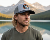 Glacier Mts. Grey Black Trucker – Richardson 112