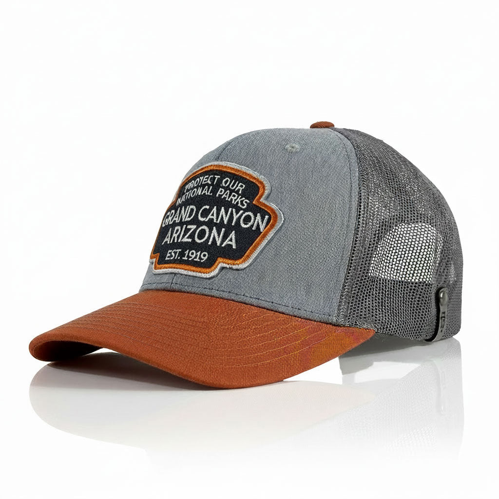 Grand Canyon Badge Grey Trucker – Richardson 112