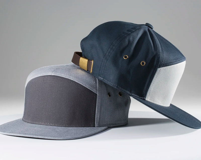 OREGON OUTLINE 7-Panel Flat Strapback, Grey